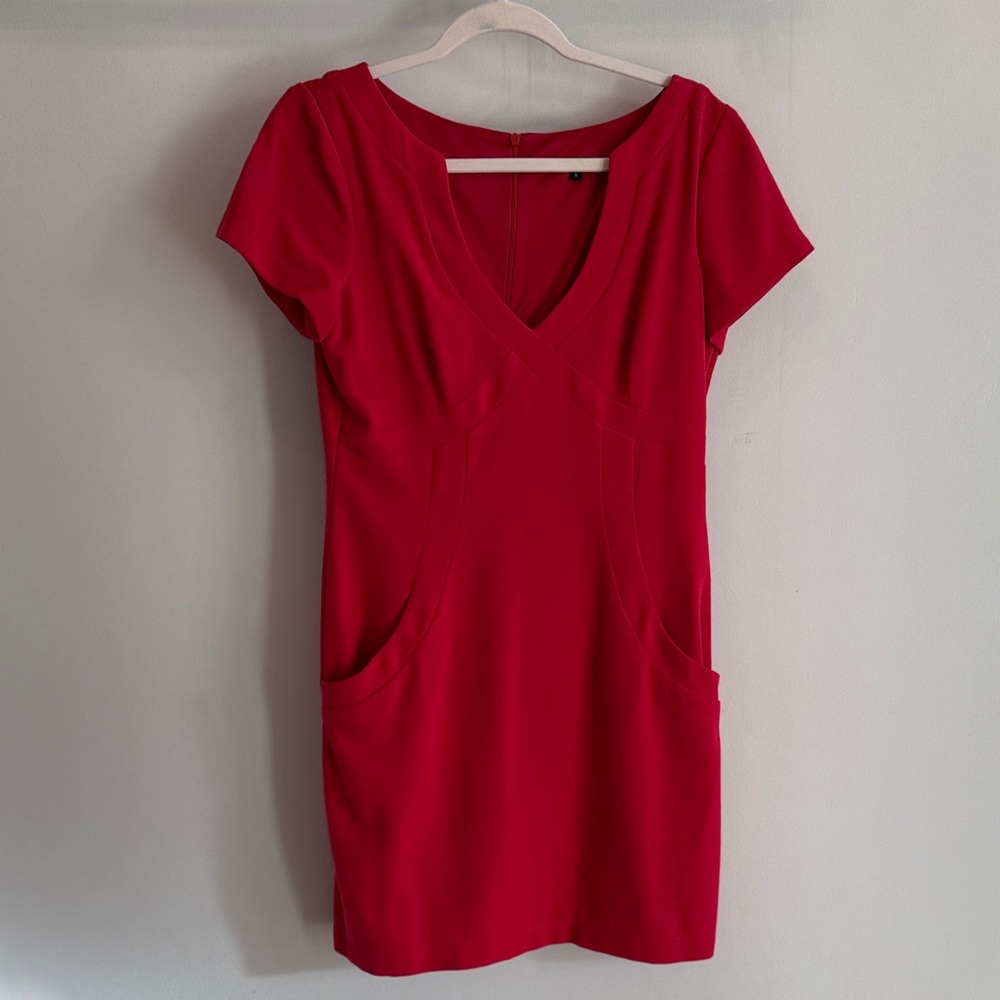 David Meister Vibrant Red Garment